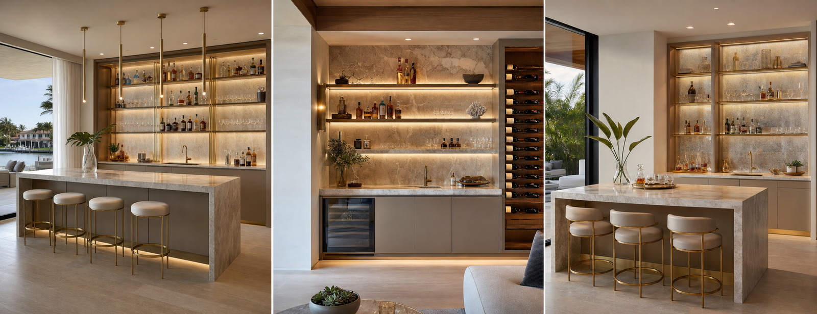 Contemporary bar inspiration rendering
