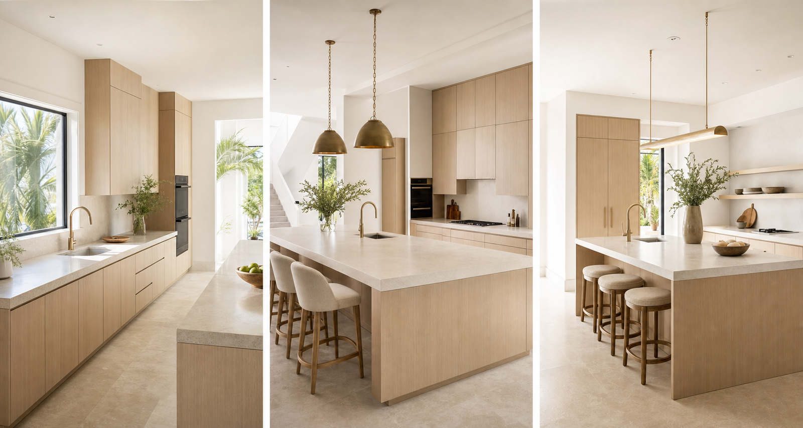 Modern Flat Panel kitchen inspiration rendering