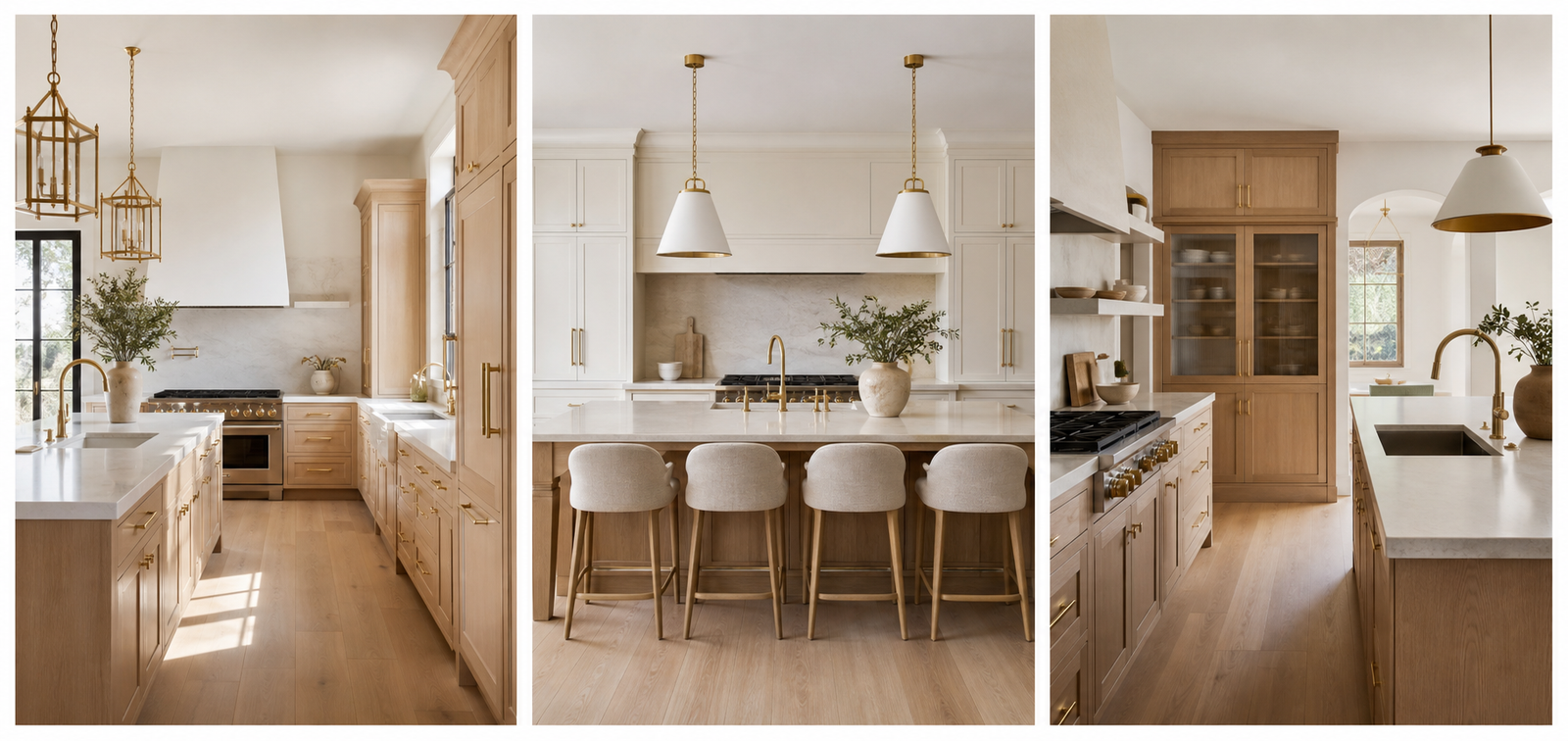 Transitional kitchen inspiration rendering
